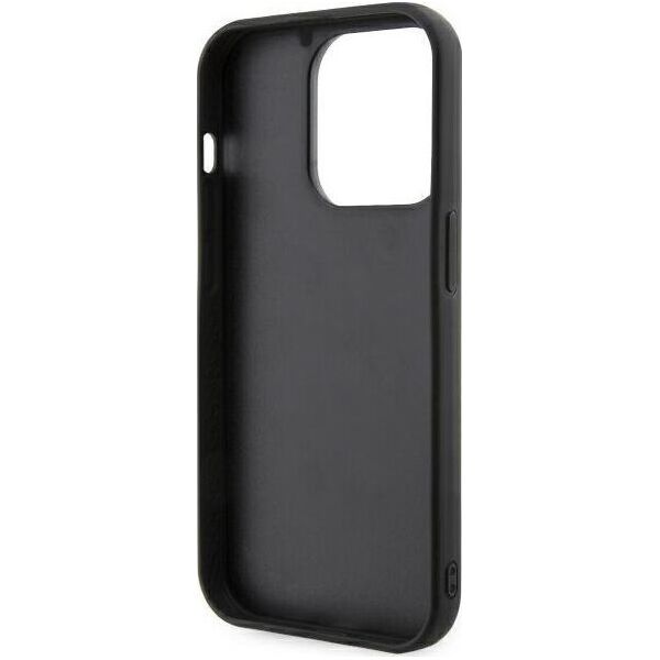 Karl Lagerfeld Etui Karl Lagerfeld KLHCP14L3DRKINK Apple iPhone 14 Pro czarny/black hardcase Rubber Ikonik 3D