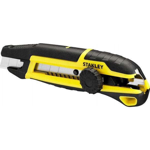 Stanley STANLEY NOŻYK 18mm Z SYSTEMEM ODŁAMYWANIA KÓŁKO BLOKUJĄCE
