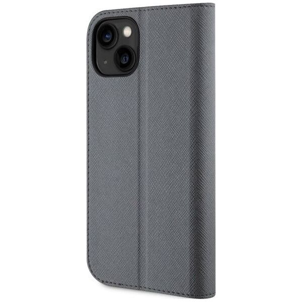 Karl Lagerfeld Etui Karl Lagerfeld KLBKP14SSANKCPG Apple iPhone 14 bookcase srebrny/silver Saffiano Karl & Choupette