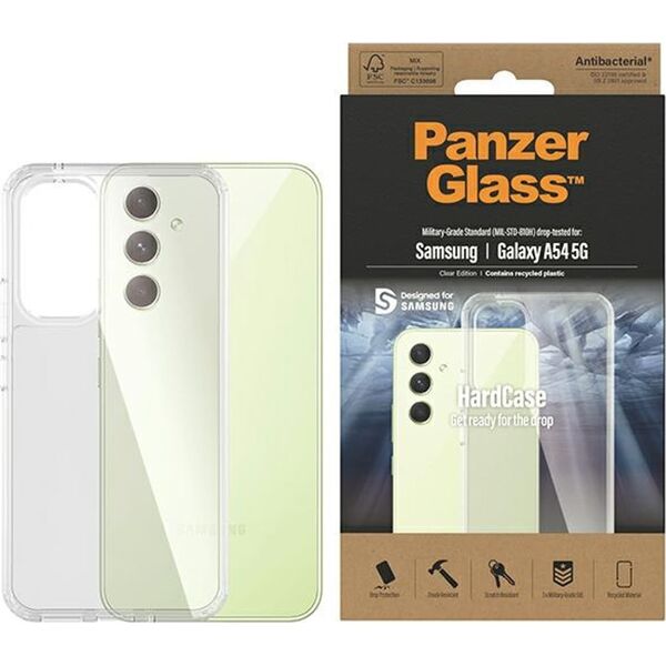PanzerGlass Etui PanzerGlass HardCase Samsung Galaxy A54 5G Antibacterial Military grade clear 0445