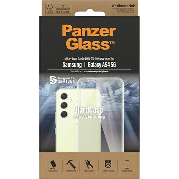 PanzerGlass Etui PanzerGlass HardCase Samsung Galaxy A54 5G Antibacterial Military grade clear 0445