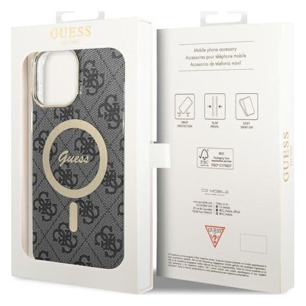 Guess Etui Guess GUHMP13XH4STK Apple iPhone 13 Pro Max czarny/black hardcase 4G MagSafe