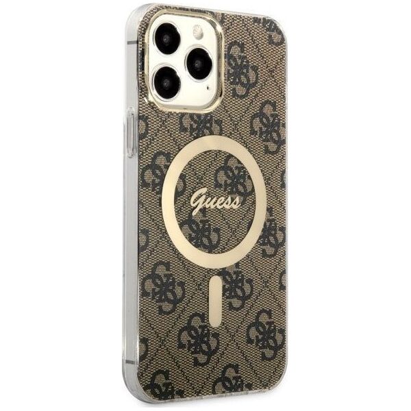 Guess Etui Guess GUHMP13XH4STW Apple iPhone 13 Pro Max brązowy/brown hardcase 4G MagSafe