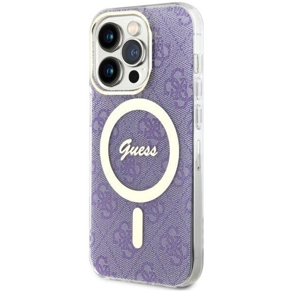 Guess Etui Guess GUHMP14LH4STU Apple iPhone 14 Pro purpurowy/purple hardcase 4G MagSafe