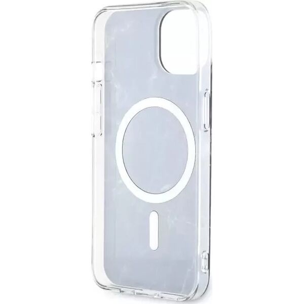 Guess Etui na telefon Guess GUHMP14MPCUMAK do Apple iPhone 14 Plus 6.7" czarny/black hardcase Marble MagSafe