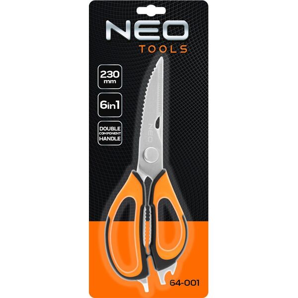 Neo Nożyczki 230 mm 6 w 1