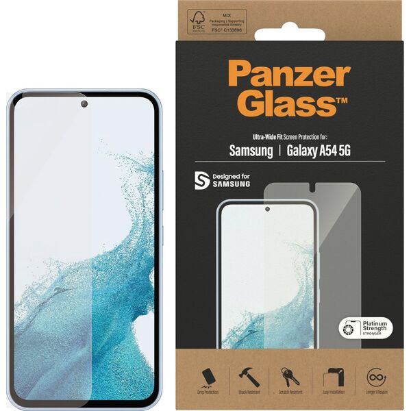 PanzerGlass Szkło hartowane PanzerGlass Ultra-Wide Fit do Samsung Galaxy A54 5G