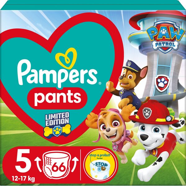 Pampers Pieluchy Baby-Dry 5, 12-17 kg, 66 szt.