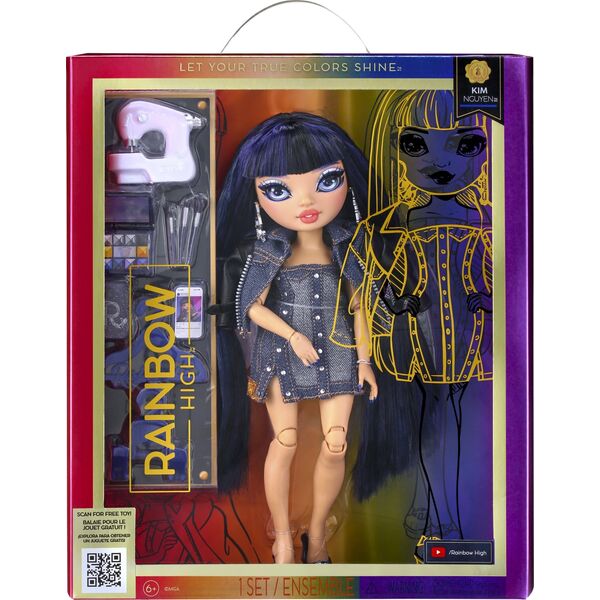 MGA Lalka Rainbow High Fashion - Kim Nguyen (Blue) 583158
