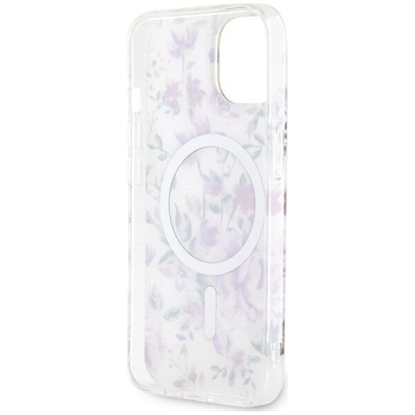 Guess Guess Flower MagSafe - Etui iPhone 14 (Przezroczysty)