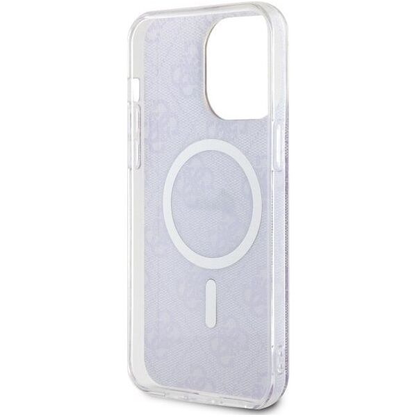 Guess Guess 4G MagSafe - Etui iPhone 14 Pro Max (Purpurowy)