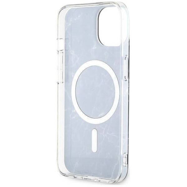 Guess Guess Marble MagSafe - Etui iPhone 14 (Czarny)