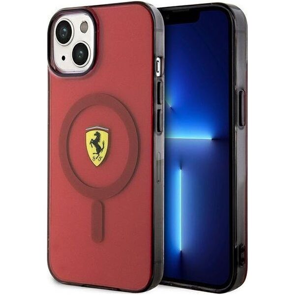Ferrari Ferrari Translucent MagSafe - Etui iPhone 14 (Czerwony)