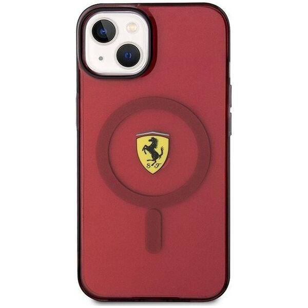 Ferrari Ferrari Translucent MagSafe - Etui iPhone 14 (Czerwony)