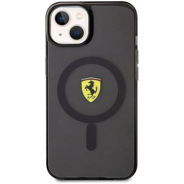 Ferrari Ferrari Translucent MagSafe - Etui iPhone 14 (Czarny)