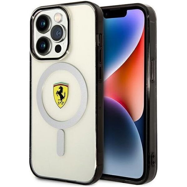 Ferrari Ferrari Outline Magsafe - Etui iPhone 14 Pro Max (Przezroczysty)