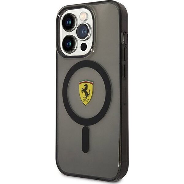 Ferrari Ferrari Translucent MagSafe - Etui iPhone 14 Pro (Czarny)