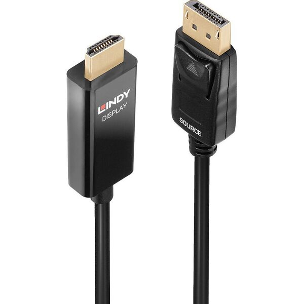 Kabel Lindy Lindy 40928 Kabel DisplayPort - HDMI 4K, HDR - 5m