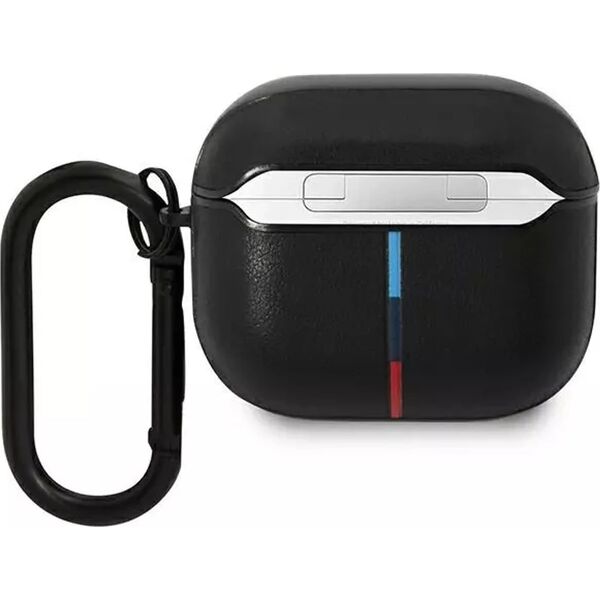 BMW BMW BMA322PVTK AirPods 3 gen cover czarny/black Leather Curved Line