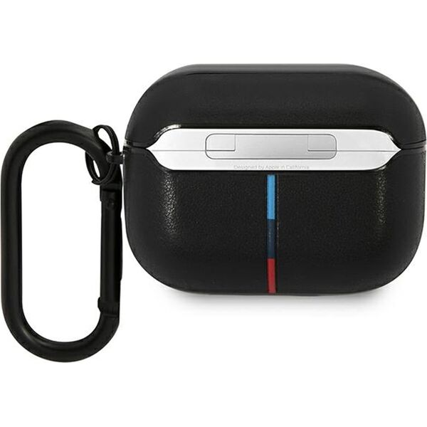 BMW BMW BMAP22PVTK AirPods Pro cover czarny/black Leather Curved Line