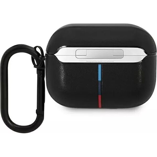 BMW BMW BMAP22PVTK AirPods Pro cover czarny/black Leather Curved Line