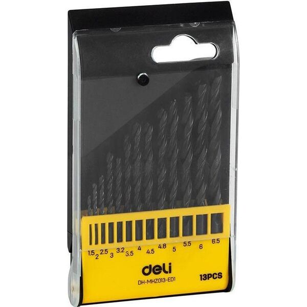Wiertło Deli Zestaw wierteł HSS Deli Tools EDH-MHZ013-ED1