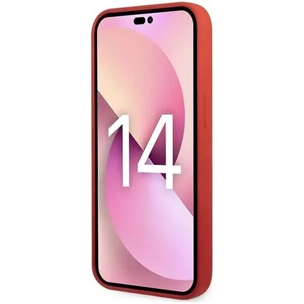 4kom.pl Etui na telefon Tumi Liquid Silicone hardcase do iPhone 14 czerwony/red