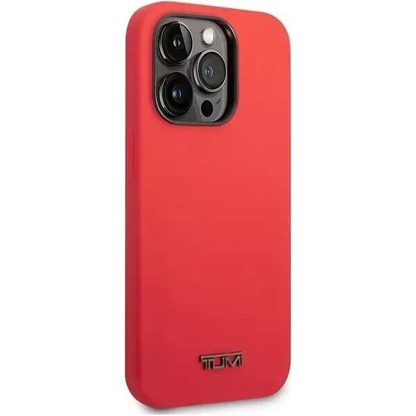 4kom.pl Etui na telefon Tumi Liquid Silicone hardcase do iPhone 14 Pro Max czerwony/red