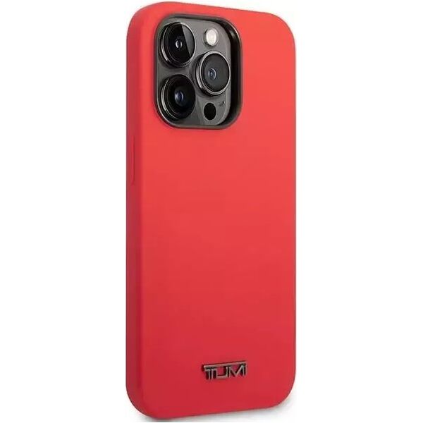 4kom.pl Etui na telefon Tumi Liquid Silicone hardcase do iPhone 14 Pro czerwony/red