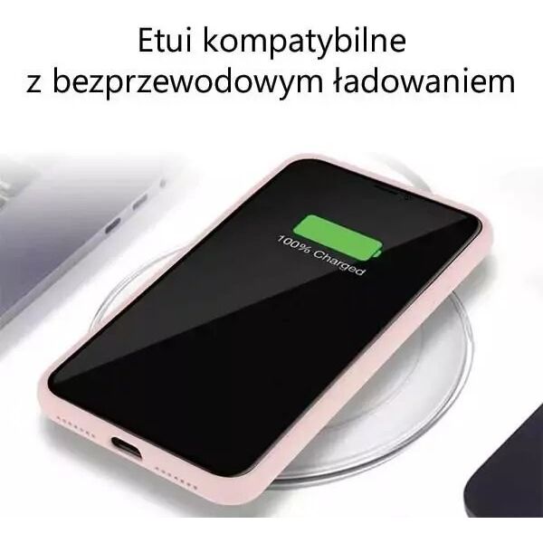 4kom.pl Etui na telefon Mercury Silicone do iPhone 14 Pro Max różowo-piaskowy/pink-sand