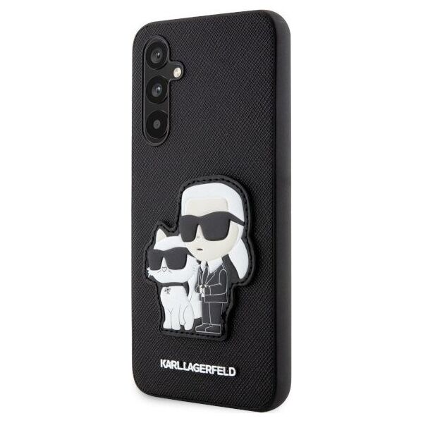Karl Lagerfeld Etui Karl Lagerfeld KLHCA34SANKCPK Samsung Galaxy A34 5G hardcase czarny/black Saffiano Karl & Choupette