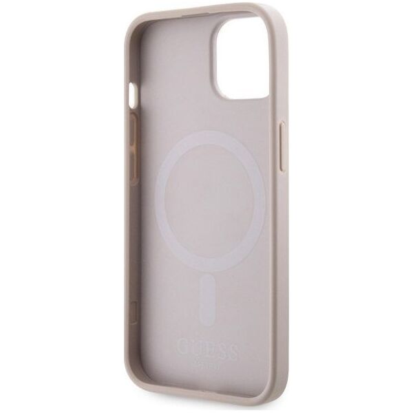 Guess Etui Guess GUHMP14MHGCFSEP Apple iPhone 14 Plus różowy/pink hard case GCube Stripes MagSafe
