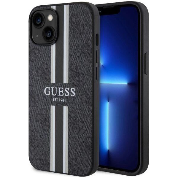 Guess Etui Guess GUHMP14MP4RPSK Apple iPhone 14 Plus czarny/black hardcase 4G Printed Stripes MagSafe