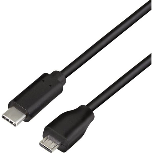 Kabel USB LogiLink LogiLink USB 2.0 Kabel, C/M zu Micro-USB/M 1,00m schwarz