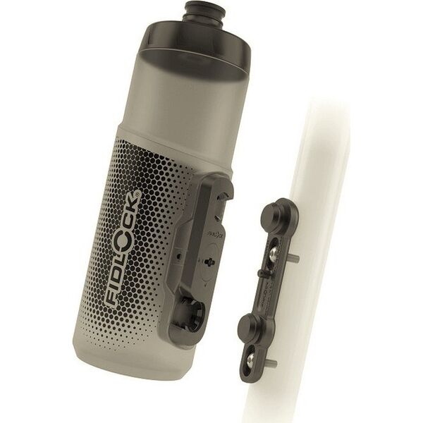 Fidlock Bidon Fidlock Twist 600 transp. czarny + Baza BIKE
