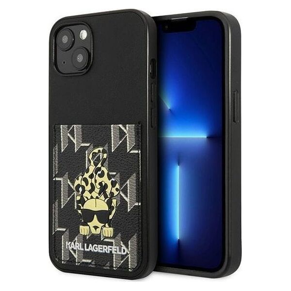 Karl Lagerfeld Karl Lagerfeld KLHCP13MCANCNK iPhone 13 6,1" hardcase czarny/black Karlimals Cardslot
