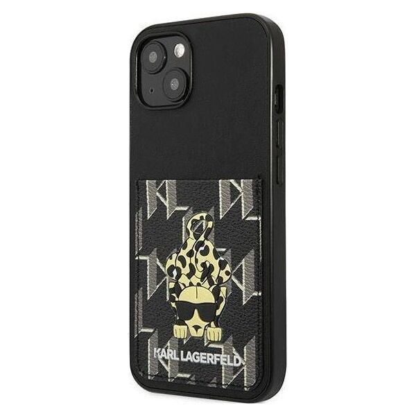 Karl Lagerfeld Karl Lagerfeld KLHCP13MCANCNK iPhone 13 6,1" hardcase czarny/black Karlimals Cardslot