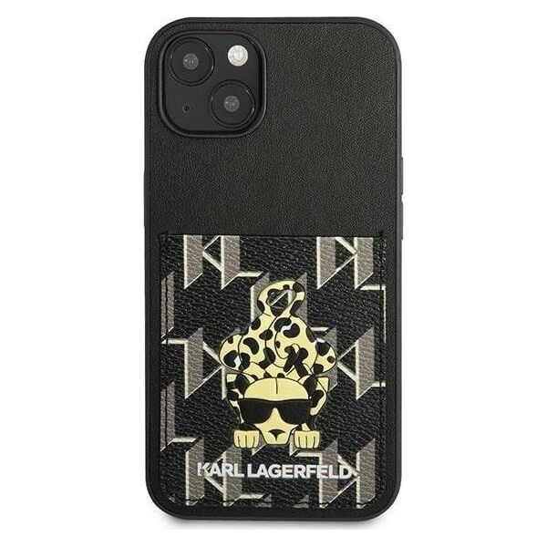 Karl Lagerfeld Karl Lagerfeld KLHCP13MCANCNK iPhone 13 6,1" hardcase czarny/black Karlimals Cardslot