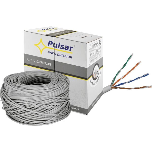 Pulsar Kabel Ethernet skrętka LAN cat 5e 305m 0,45 NC200