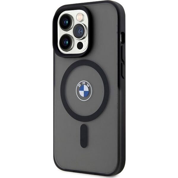 BMW Etui BMW BMHMP14XDSLK Apple iPhone 14 Pro Max czarny/black hardcase Signature MagSafe
