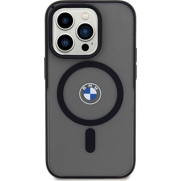 BMW Etui BMW BMHMP14XDSLK Apple iPhone 14 Pro Max czarny/black hardcase Signature MagSafe