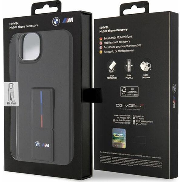 BMW Etui BMW BMHCP14S22GSLK Apple iPhone 14 czarny/black hardcase Grip Hot Stamp