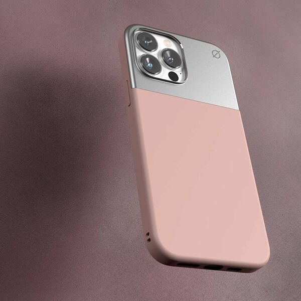 Atom Studios ATOM STUDIOS ETUI SPLIT SILICONE MAGSAFE IPHONE 13 PRO MAX RÓŻOWY