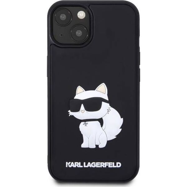 Karl Lagerfeld Karl Lagerfeld KLHCP14M3DRKHNK iPhone 14 Plus 6.7" czarny/black hardcase Rubber Choupette 3D
