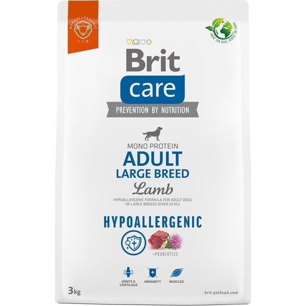 Brit Sucha karma dla psa Hypoallergenic Adult Large Breed Lamb 3 kg