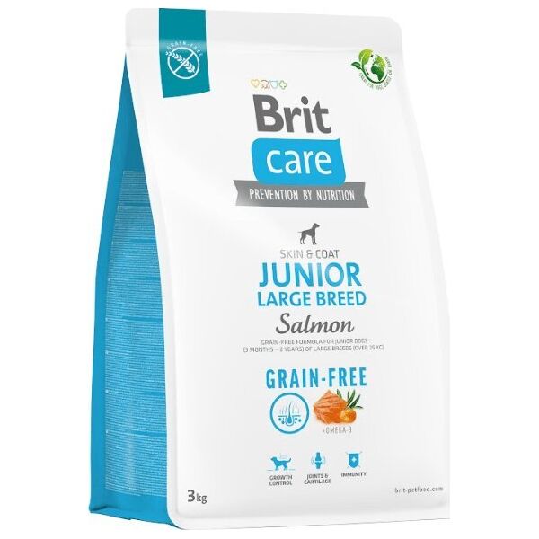 Brit Sucha karma dla psa Dog Grain-free Junior Large Breed Salmon 3 kg
