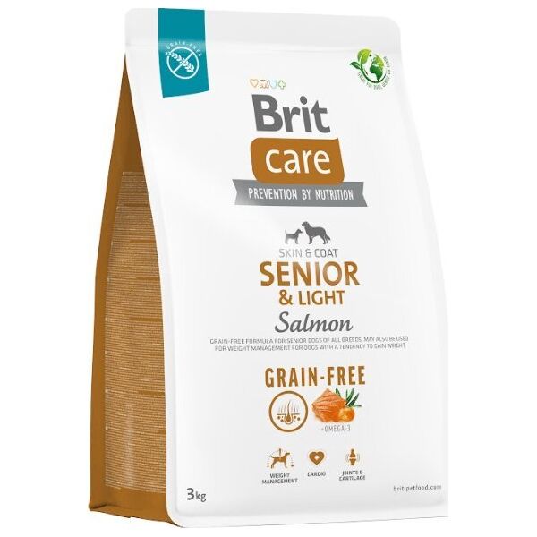 Brit BRIT CARE Dog Grain-free Senior & Light Salmon 3kg