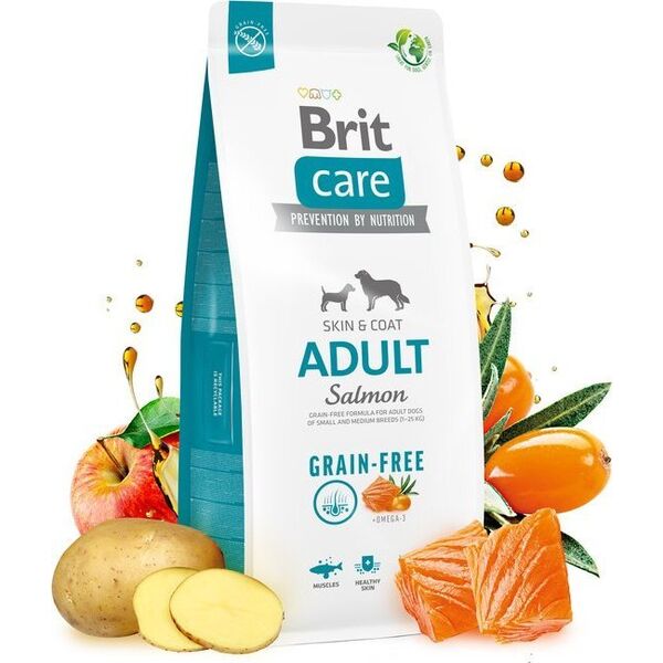 Brit BRIT CARE DOG GRAIN FREE ADULT SALMON - 12KG