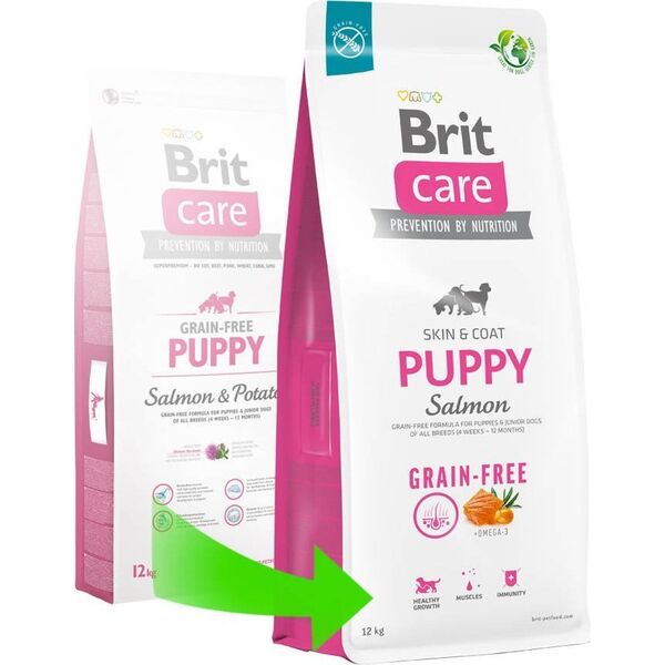 Brit Care Dog Grain-free Puppy Salmon - 12KG