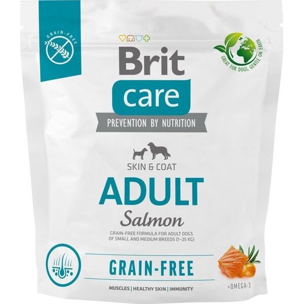 Brit Sucha karma dla psa Care Grain-Free Adult Salmon 1 kg